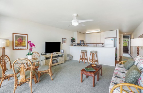 Kapaa Condo | "Bliss on the Bay: Serene 2nd Floor Views Perfect for Whale Watching and Ocean Adventures!"