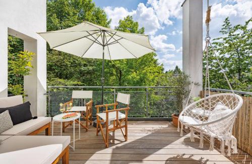 Stockdorf Apartment | Blueberry Living - Design Loft nahe München - Dachterrasse - S-Bahn