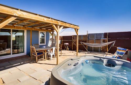 Twentynine Palms House | Boho Bungalow with Hot Tub 16 Mi to Joshua Tree NP