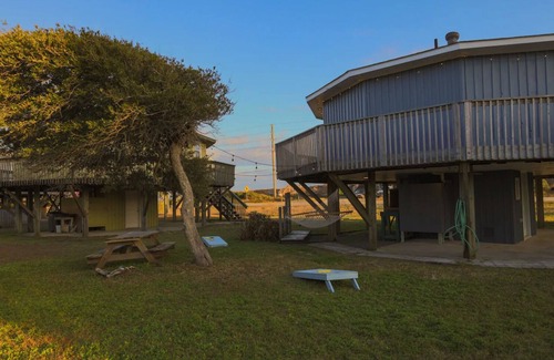 Ocean City Beach Cottage | Boho round house with beach across street, 2nd row