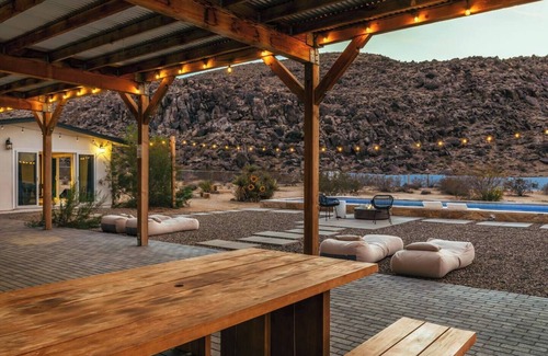 Joshua Tree House | Boulders Beyond | Pool, Spa & Firepit