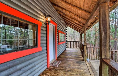 Broken Bow House | Broken Bow Log Cabin with Fire Pit, Pond, and Deck!