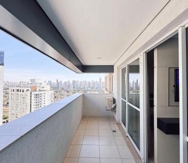 Jardim Goias Apartment | Brookfield Towers - Apto 2210 no Jardim Goiás á 3 min Shopping Flamboyant