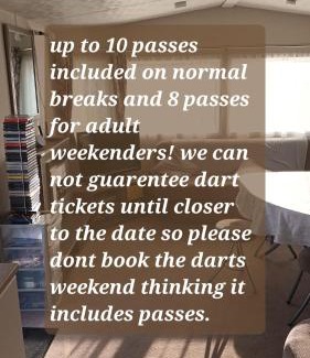 Minehead Resort | Butlins minehead caravan 120 River cove passes included