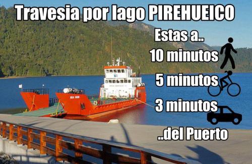 Puerto Fuy House | Cabaña Rustica, Lago/bosque/Puerto/Estufa Pellet