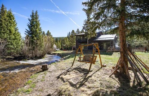 Blue River House | Cabin on The Blue an On the River Private Home with a Hot Tub and Views