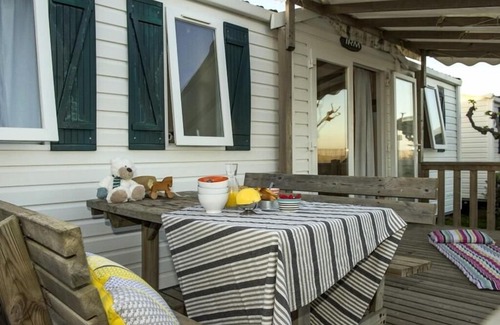 Saint-Cheron House | Camping Le Parc des Roches *** - Cozy Mobil Home 4 Rooms 6 People