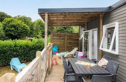 Lancieux House | Camping Le Soleil de Saint-Sieu * - Mobile home Comfort 4 rooms 6 people air-conditioned
