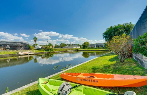 Fort Myers House | Canal-Front Gem with Hot Tub, Foosball in Cape Coral