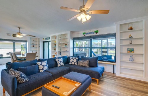 Fort Myers House | Canal-Front Gem with Hot Tub, Foosball in Cape Coral