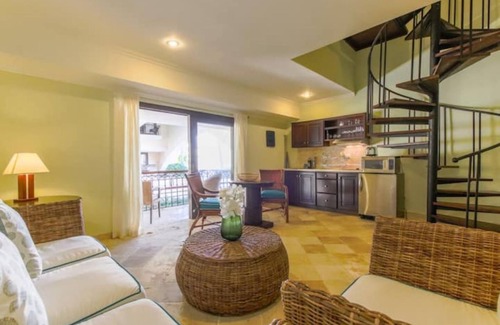 Cap Cana Marina House | Canal-view Loft, walking distance to Api Beach!