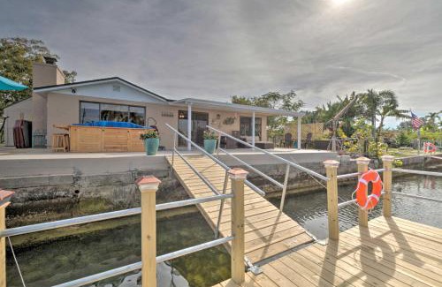 Hudson Beach Estates House | Canalfront Home with Dock and Access to Gulf of Mexico