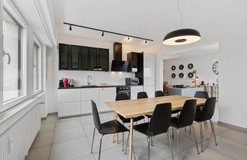 Bonnevoie Apartment | Central Lux 2BR Apt with City Views & Balcony