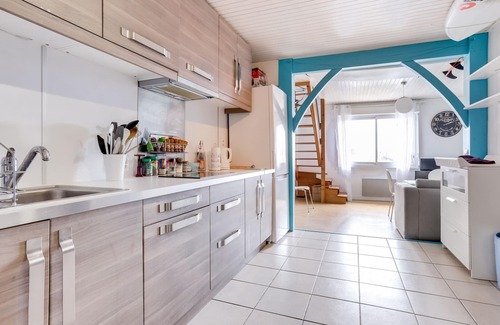 Biscarrosse Plage Apartment | Central Studio with Mezzanine Near Beach
