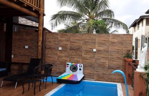 Barra do Jacuipe House | Chalé Pé na Areia e Piscina Privativa em Barra do Jacuípe