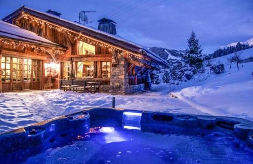 Megeve Ski Chalet | Chalet montagnard à Rochebrune avec jacuzzi, sauna, 6 chambres, proche des pistes, accueil 12 pers - FR-1-569-37