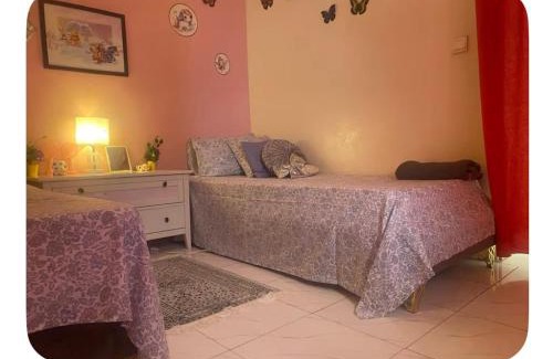 Ngor House | Chambre lits face to face, serviettes, café ou thé offert