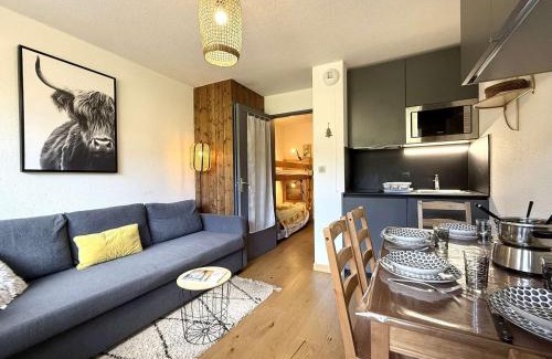Cohennoz Apartment | Charmant studio à Crest-Voland, 4 pers., proche pistes, balcon, parking privé - FR-1-595-59