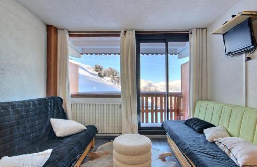 Plagne Centre Apartment | Charmant studio avec balcon et vue Mont-Blanc, à 50m des pistes - FR-1-455-131