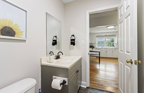 Greer House | Charming 2BR Near Downtown Greer, Fenced Yard