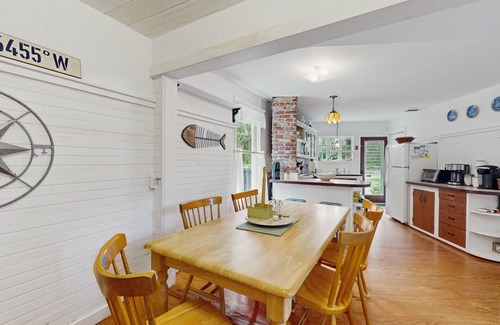 East Chop House | Charming home with walkable beach, large yard, deck, fire pit, and A/C