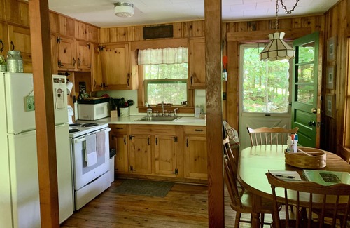 Stoddard Cabin | Charming NH log cabin "Lake Escape" on Highland Lake in Stoddard ~