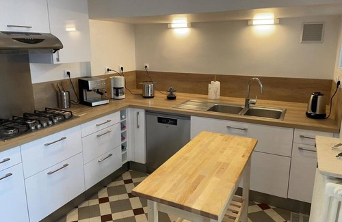 Carrieres-sur-Seine Cottage | Charming Stone House with Garden, Fireplace, Near Paris & Versailles, All-Inclusive Amenities