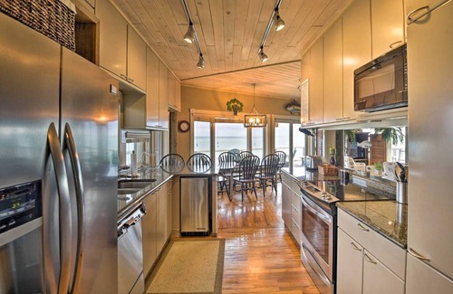 Flagler Beach House | Chic Home: Ocean Views, Hot Tub & Game Room!