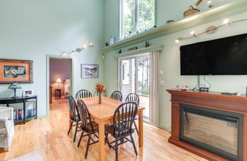 Ellsworth House | Coastal Branch Lake House with Dock and Game Room