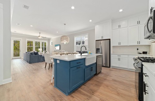 Orange Beach House | Coastal Luxury Beach Escape with Plenty of Room! Pool and Golf Nearby