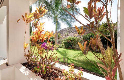 Palm-Mar House | Colinas - Timanfaya 03 VISTA RESERVA NATURAL Y JARDIN