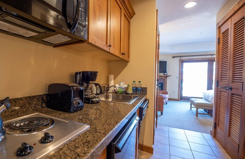 Crested Butte Apartment | Comfortable Studio Efficiency Unit With Balcony Over Mountaineer Square Condo - No Cleaning Fee! by RedAwning
