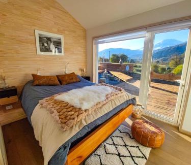 Malalcahuello Ski Chalet | Confortable refugio de monataña con vista al Volcan