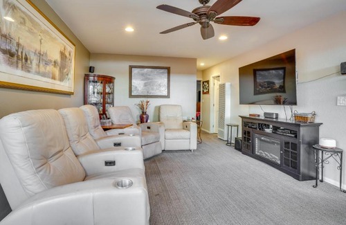 East Side Costa Mesa Apartment | Costa Mesa Rental with Private Hot Tub and Fire Pit!