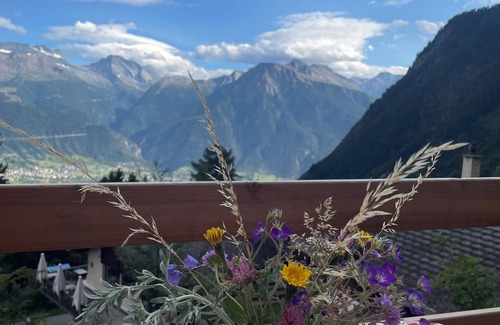 Blatten bei Naters Ski Chalet | Cozy chalet at 1700m with a fantastic view