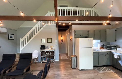 Lake Ariel Ski Chalet | Cozy chalet-style home with fire pit in The Hideout, a five star community.