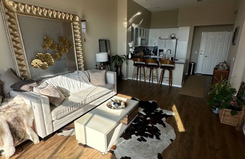 University City Condo | Cozy condo with gym/pool/hot tub, short walk to town and close drive to Beach