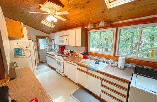 Lovell Cottage | Cozy cottage lake retreat with private beach. Stunning Fall Foliage Views