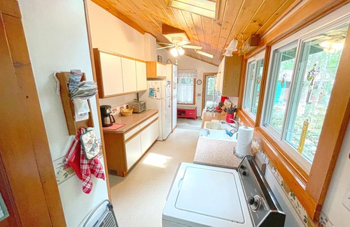 Lovell Cottage | Cozy cottage lake retreat with private beach. Stunning Fall Foliage Views