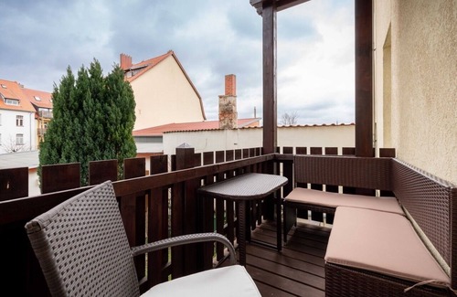 Quedlinburg Apartment | Cozy, fully equipped vacation apartment with a lovely balcony to relax on.