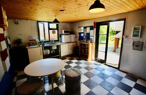 Llanfairpwllgwyngyll Cabin | Cozy Hot Tent With Log Burner & Hot Tub Left Tent