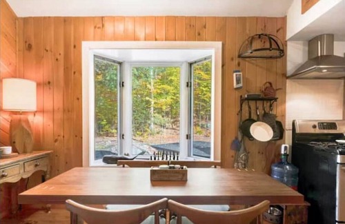 Newfane House | Craftsman woodland Cabin. Privacy meets Luxury.