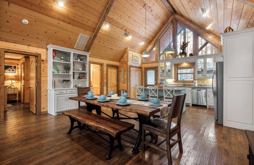 Broken Bow Cabin | Creekside Tango - Seasonal Creek! Pool Table! Pet Friendly! Free Firewood!