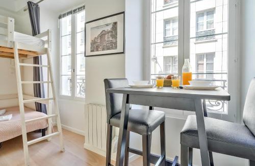 Quartier de la Porte-Saint-Denis Apartment | Cute Mezzanine Studio in the Heart of Paris (2M)