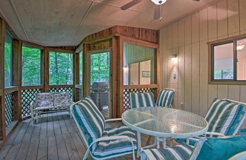 Pocono Lake House | Deck and Fire Pit Pocono Lake Home Near Skiing!