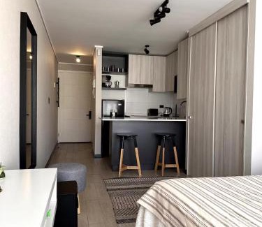 Valparaiso Apartment | Departamento estudio con terraza vista al mar