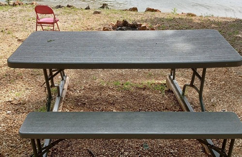 Lake of the Ozarks RV Rental | DnD Campground Site #6 Lake Front Primitive Camp site