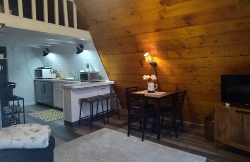 Sherwood Forest House | Dog Friendly A-Frame in the Berkshires! Walk to lake with beach access!