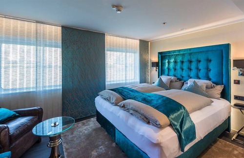 Muelheim Hotel | Double room, shower, toilet, river view