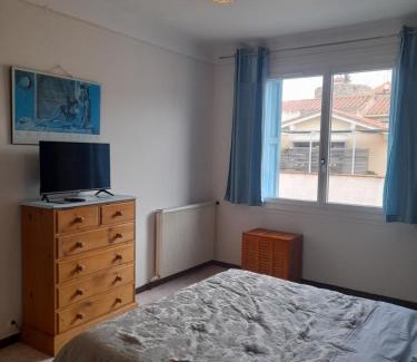 Thuir Bed & Breakfast | Double room, in an elegant house, Thuir centre, terraces view Canigou
